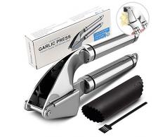 Professionelle Edelstahl Knoblauchpresse , Precision Kitchenware, 100% Premium Quality von VOYAGE