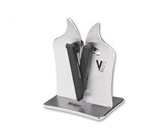 Vulkanus Unisex – Erwachsene Messerschärfer Professional G2 Schärfgerät, Silber, One Size