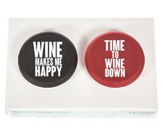 Kool Kitchen Essentials Wein Sekt Bier Flaschenverschluss Flaschenstopfen Wein Geschenk fur Geburtstage und Feiern Mitbringsel fur Weinliebhaber