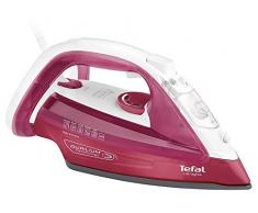Tefal FV4920 Dampfbügeleisen Ultragliss, hervorragende Gleitfähigkeit, maximale Dampfverteilung, rot/weiß, 2.400 W, Dampfstoß (140g/min)