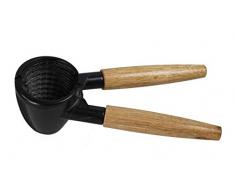 GMMH Nussknacker schwere Qualität 17 cm Holzgriff Eisengusskopf Nusszange Nussöffner Nussbrecher