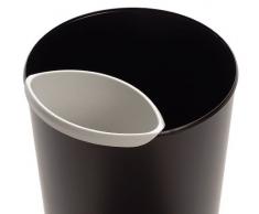 HAN 1815-F-11, Abfalleinsatz flammhemmend, Schwer entflammbar, Sicher, Perfekte Abfalltrennung, Premium Qualität, 2 Liter Volumen, lichtgrau