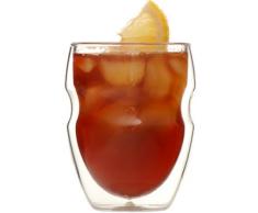 Ozeri DW080S Doppelwandiges Thermoglas Serafino mit Schwebeeffekt Glas, Set 4 x 0,24 L