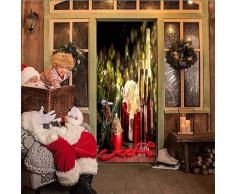 ANHHWW Türtapete Selbstklebend Türposter 95 X 215 Cm Inklusive Kleister Weihnachtsbecher-Ideen Tapete Fototapete Pvc Entfernbar Mauer Aufkleber Zuhause Dekor