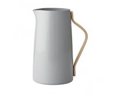 Stelton Wasserkanne, Materialmix, Grau, LxBxH 20x13x23cm