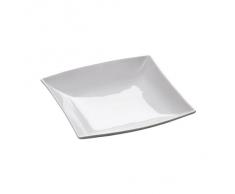 Maxwell & Williams JX250021 East meets West Teller, Suppenteller, Pastateller, eckig tief, 22 cm, in Geschenkbox, Porzellan