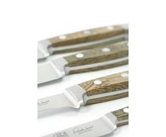 Güde Hackmesser ALPHA-EICHE Serie Klingenlänge: 18 cm Fasseichenholz, E840/18 Küchenmesser - Geschmiedet - Solingen, Messer - groß - scharf - hochwertig