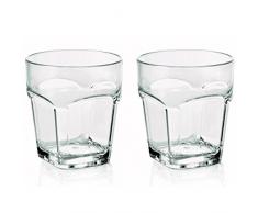 2 x bruchfestes Whiskyglas/Whiskeyglas ca.300 ml, Gläser Set aus hochwertigem Kunststoff (Polycarbonat), edle Gläser für Camping, Partys (wie echtes Glas)