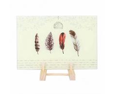 Mehrfunktional Hartglas Gehärtetes Glas Schneidebrett Glasschneidebrett Schneideplatte Schneidematte Schneideunterlage Tranchierbrett Küchenbrett Cutting Chopping Board 8x 12 20x30cm FCSCB010