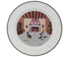 Villeroy & Boch Design Naif Speiseteller Kamin, Premium Porzellan