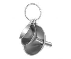 Hemoton 3 Stk. Edelstahl Trichter Mini Gewürztrichter Küchentrichter Wein Wasserfilter Küchenwerkzeuge für Gewürze Essentail Ölkolben