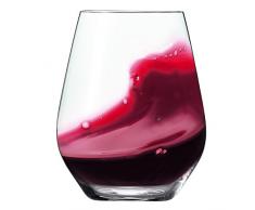 Spiegelau & Nachtmann, 4-teiliges Universalbecher-Set L, Kristallglas, Authentis Casual, 4800281