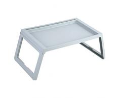 GOTOTOP 2 Farbe Frühstückstablett Betttablett Serviertablett Laptoptisch klappbar Betttisch PP Kunststoff (Blau)