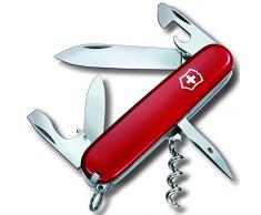 Victorinox Taschenmesser Spartan (12 Funktionen, Klinge, Korkenzieher, Dosenöffner) rot