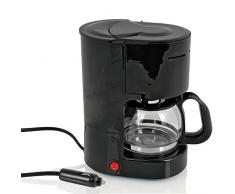 Ha ba Kaffeemaschine 12 Volt, 170W, 600ml, 6 Tassen schwarz für Camping, Auto, Boot