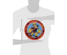 Amscan 998149 Fireman Sam für den Kindergeburtstag party 8er Set Teller , Blau, 33 x 33 x 2,5 cm