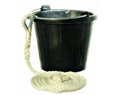 YACHTICON Gummi Eimer Pütz mit Leine 8 Liter