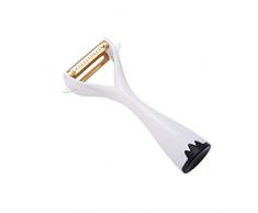 Montague Mond0 Frucht-Gemüse-Werkzeuge Reiben Karotten, Gemüse, Obst Cutter Apple-Ananasschneider Kartoffelschäler Küchenhelfer (Color : White)