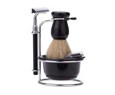 TOPBATHY Handrasierer-Rasierer-Anzug mit Stander-schwerem Rasierseifen-Schüssel-Vati-Geschenk-Freund-Geschenk-Ehemann