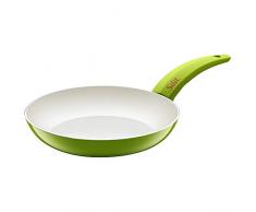 Silit Selara Bratpfanne, 24 cm, Aluguss beschichtet, Keramikbeschichtung, Kunststoffgriff, PTFE-PFOA frei, grün