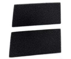 2er Set Filter für Bauknecht Privileg Whirlpool HX 481010354757 Trockner Wärmepumpentrockner | 225 x 107 x 8 mm | Schwammfilter Filtermatte Kondenstrockner | 100% Made in Germany Sponge