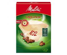 80 x Filtertüten / Kaffeefilter Melitta Original 102 (Naturbraun / 3 Aromazonen-Filter)
