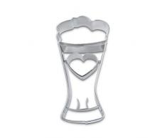 StÃ¤dter PrÃ¤ge-Ausstecher Ausstechform, Edelstahl, Silber, 8.5 cm