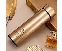 NO BAND Business Vakuum tragbare Edelstahl Thermoskanne Outdoor -Sportflasche Paar Geschenk Tasse Heißwasser Teebecher Junge Wasserkocher Travelcup-401-500ml_Gold
