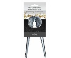 KitchenCraft Bar Craft Nussknacker und Flaschenöffner mit rutschfesten Griffen