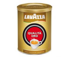 Lavazza Kaffee Qualita Oro, Espresso Arabica Röstkaffee, Bohnenkaffee Gemahlen, 250g Dose
