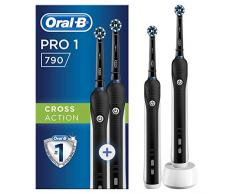 Oral-B Pro 790 Elektrische Zahnbürste, für eine gründliche Reinigung, mit 2. Handstück, schwarz
