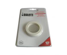 Bialetti 800002 Espressokocher, Aluminium, Weiß