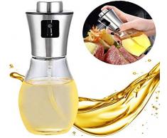 N / A Essigölsprühpumpe Ölzerstäuber Essigzerstäuber Glasflaschengrill/Salat/Backen/Grillen Olivenölspender Küchenwerkzeug-200ml
