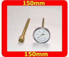 ad-ideen 500°C Thermometer 150 mm Ofenthermometer Holzbackofen