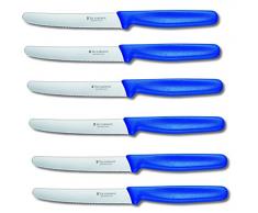 6 Stück Tafelmesser Tischmesser Brotzeitmeser VICTORINOX Blau CLASSIC