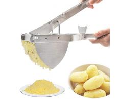 Sopito Kartoffelpresse kartoffelquetsche edelstahl Baby Essen Obst und Gemüse kartoffelstampfer für cremige flauschige Kartoffelpüree und Lebensmittelrezept