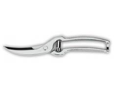 Giesser Messer Geflügelschere aus Edelstahl - gezahnte Schneiden, Rutschfest, Pufferfederung