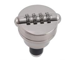 Schloss Kreatives Kombinationsschloss Weinstopper Vakuumstecker Gerät Digital Codiertes Schloss Zinklegierung Flasche Passwort Weinwerkzeuge