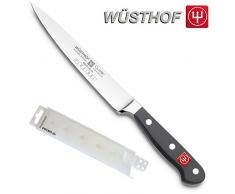 Wüsthof Classic 4550/16 Filiermesser 16 cm schwarz inkl. PRYMO.de® Klingenschutz