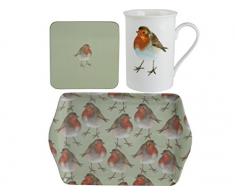 Creative Tops Into The Wild Weihnachts-Geschenkset Rotkehlchen-Teezubehör