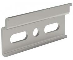 Trägerplatte Schrankaufhänger Küchen-Schrank Aufhängeschiene - Oberschrank | Länge 60 mm | Stahl verzinkt | Schrank-Schiene mit Aushänge-Sicherung für Hängeschrank | 10 Stück - Wand-Halterungen Metall