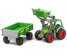 Wader 39202 - Traktor mit Frontlader und Anhänger 68 cm