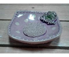 Knoblauch- Reibe, Ingwer, Muskat ReibeFrosch flieder