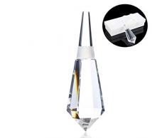 H&D Klar Deko Kristall Weinflaschenverschluss mit Geschenkbox Wein Flasche Stopper/Stopfen Sektverschluss Geschenk