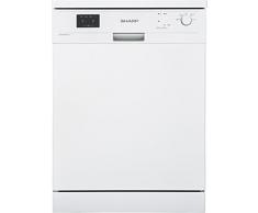 SHARP QW-GX13F472W-DE Geschirrspüler Freistehend / A++ / 261 kWh/Jahr / AquaStop / Start-Stop-Automatik / Express 50 Funktion / weiß