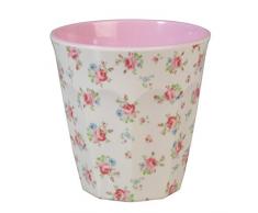 Melamintasse mit Rosendesign von Dotcomgiftshop