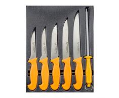 Metzgermesser, Küchenmesser, Schlachtermesser, Stechmesser, Messer 6 tlg.