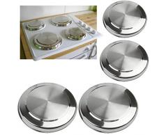 4 Herd Abdeckplatten Herdplatten aus Edelstahl Herdabdeckplatten Abdeckung