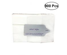 900 stücke Nagellackentferner Einweg Fusselfrei Wischen Nagel Reinigen Tücher Wattepads Nagel Werkzeuge Make-up Wattepad (Weiß)