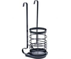 Kingrack Küchenutensilien Halter,Runder Besteckhalter,Besteckhalter,Utensilienhalter,Caddy Löffel Halter,Besteckständer